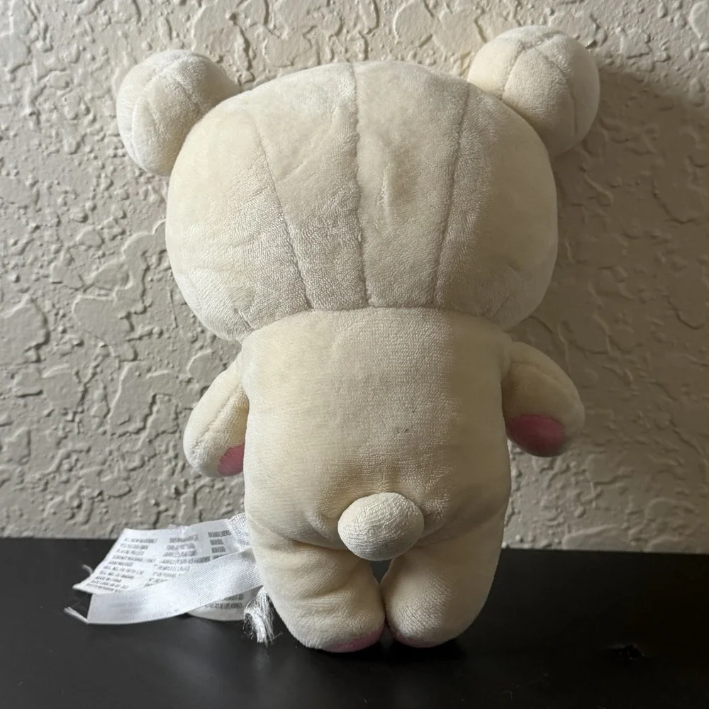 San-X Korilakkuma Plush Cream White Bear Toy 10